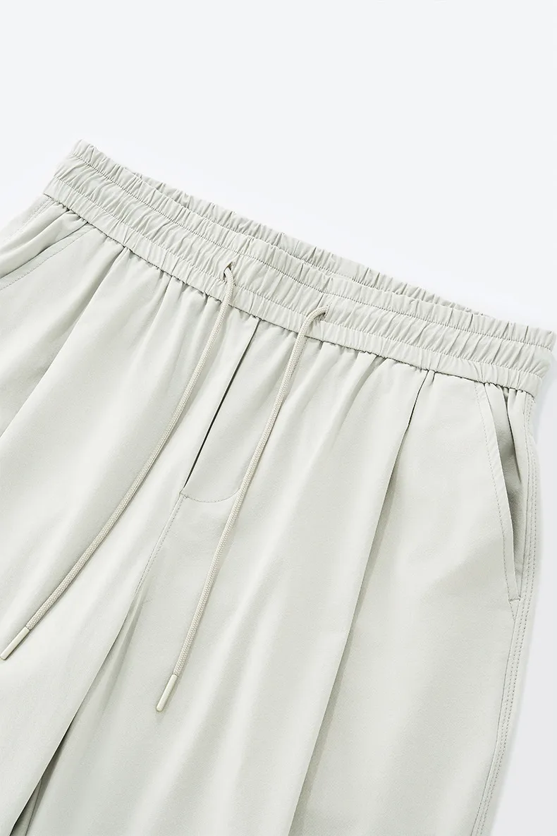 Jie Zhan Men's Wear | Four-sided Elastic Quick-drying Air-conditioning Pants  Spring/Summer New Cool Quick-drying Paratroopers Workwear Ice Silk Pants display picture 10