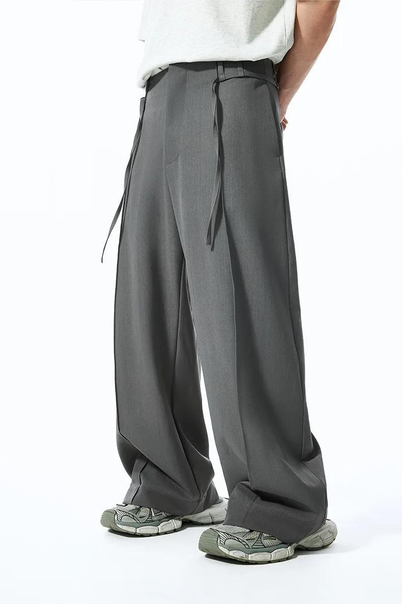 Jiezhan Men's Wear | Machete Wide Leg Pants 25 Spring And Summer New American Street Workwear Cleanfit Casual Pants display picture 7