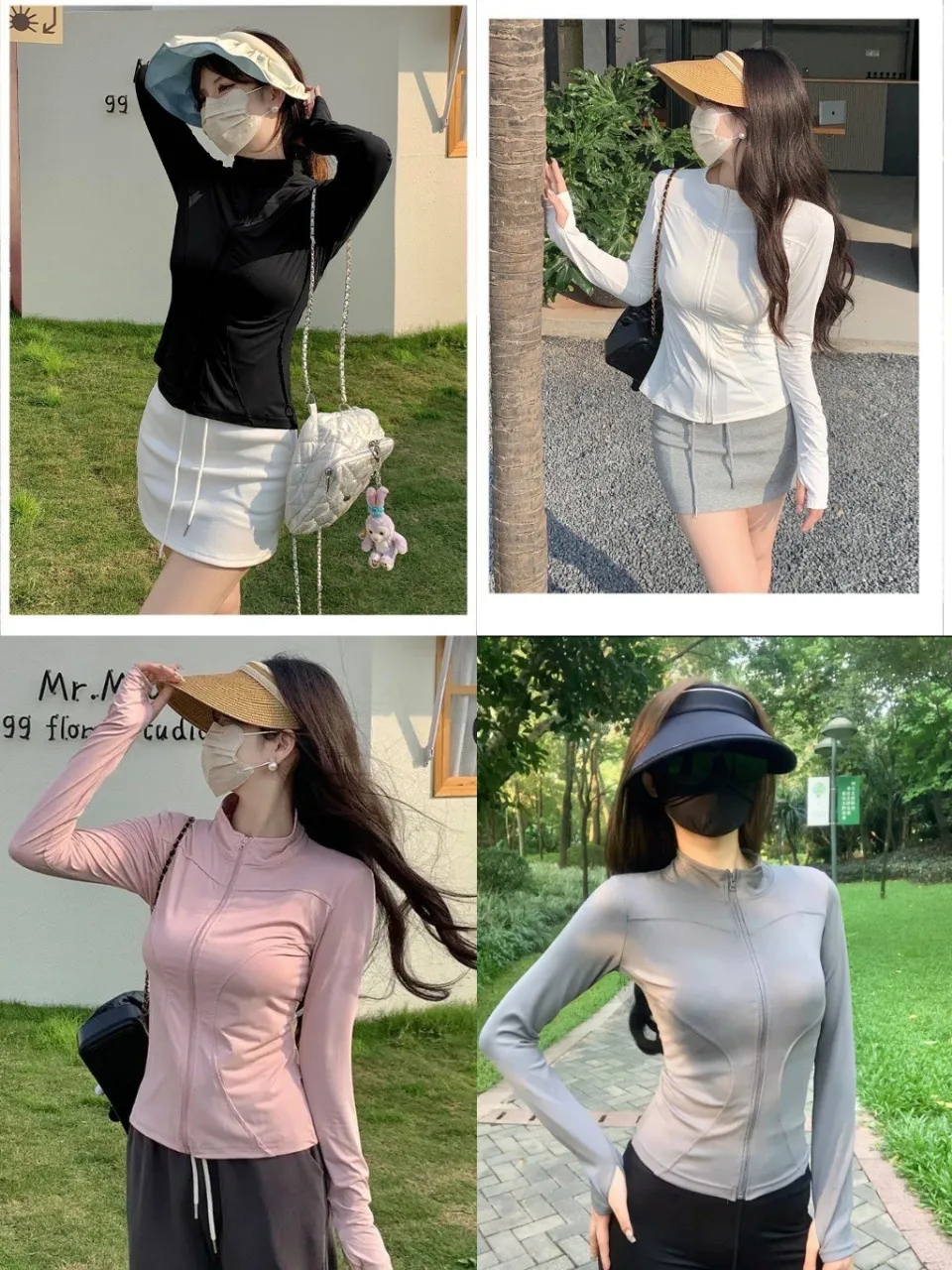 Sun Protection Clothing New Style Collar Casual Loose Ice Silk Breathable Summer Slim-fit Outdoor Sun Protection Clothing Yoga Jacket display picture 1