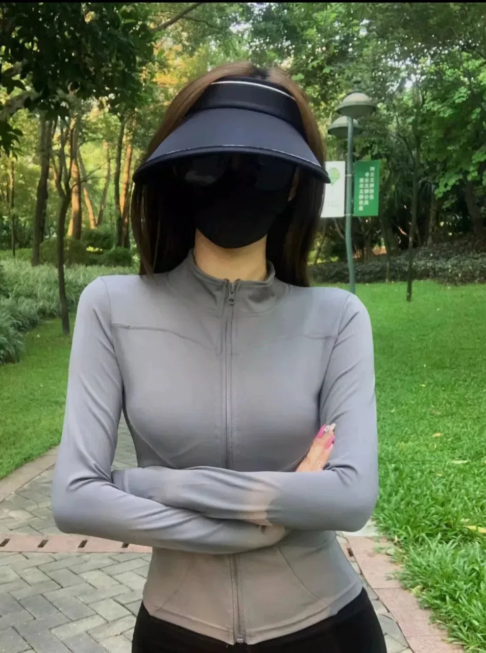 Sun Protection Clothing New Style Collar Casual Loose Ice Silk Breathable Summer Slim-fit Outdoor Sun Protection Clothing Yoga Jacket display picture 14