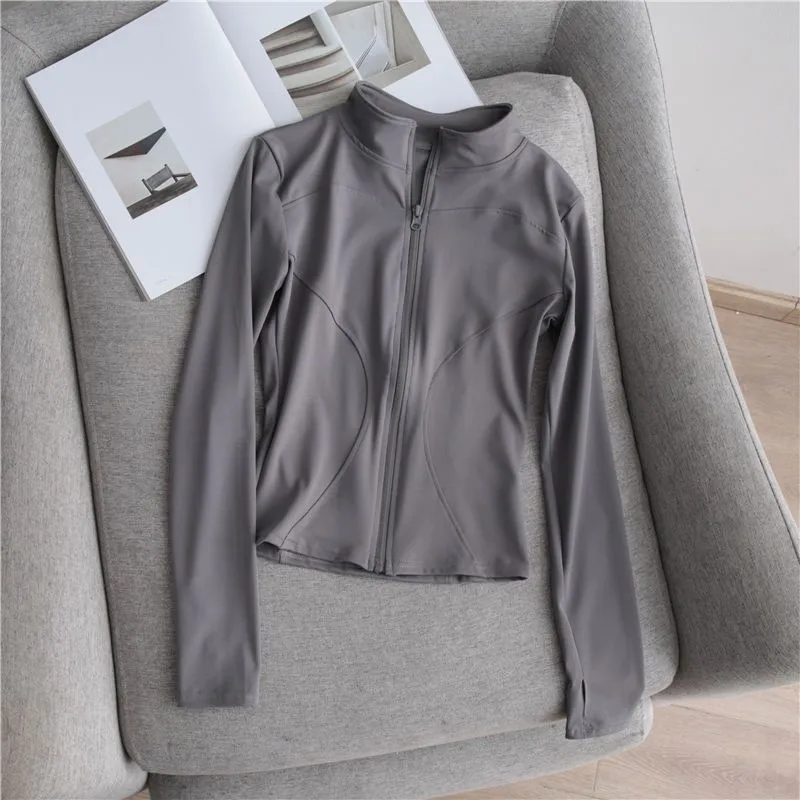 Sun Protection Clothing New Style Collar Casual Loose Ice Silk Breathable Summer Slim-fit Outdoor Sun Protection Clothing Yoga Jacket display picture 15