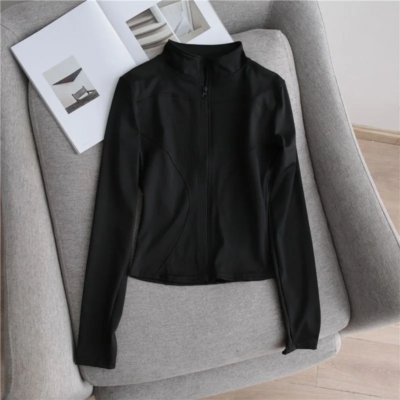 Sun Protection Clothing New Style Collar Casual Loose Ice Silk Breathable Summer Slim-fit Outdoor Sun Protection Clothing Yoga Jacket display picture 16