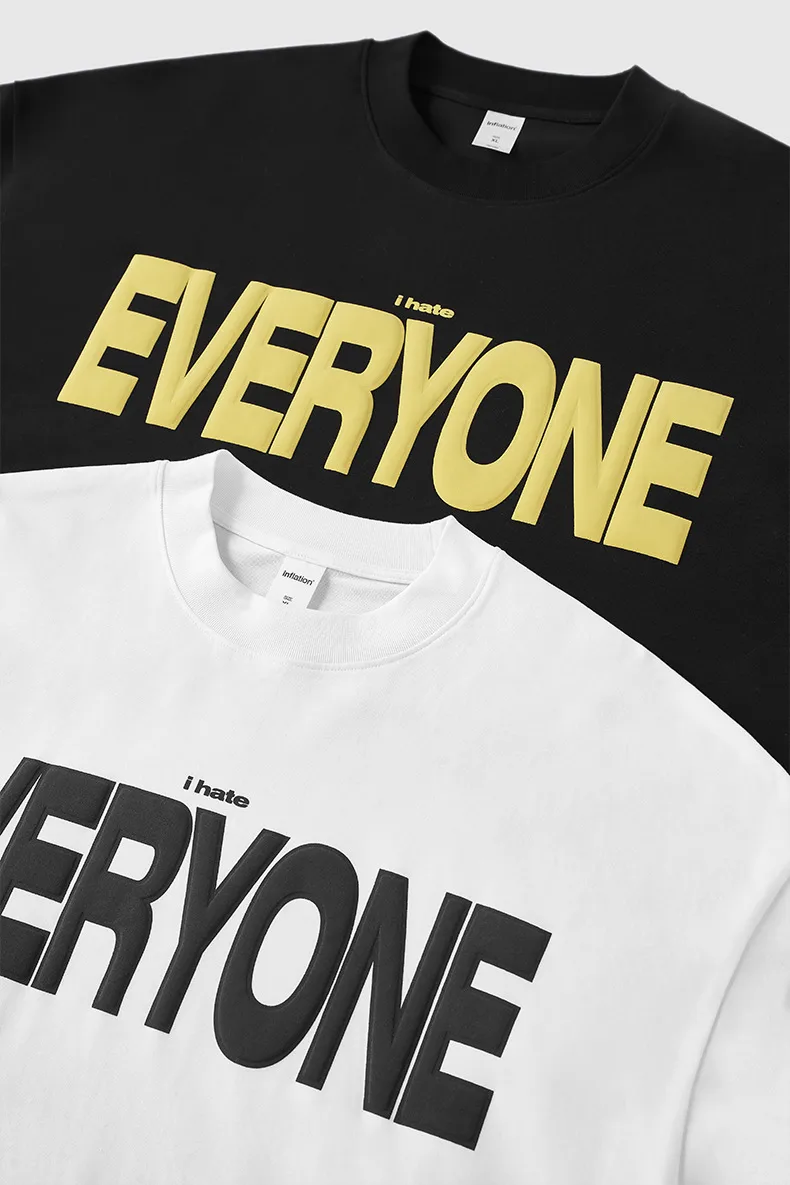 Jie Zhan Men's Wear | 265G American Foam Printing Wide T-shirt  Spring/Summer New Street Tide Brand Heavy Short Sleeve display picture 18