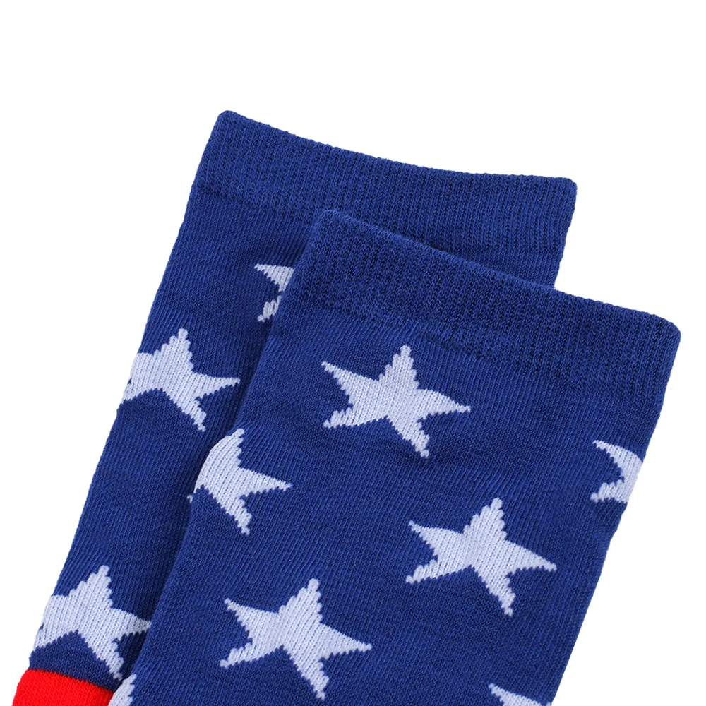 Children's Stars And Stripes Long Socks  Five-pointed Star Socks Gloves American Independence Day Flag Socks Children's Suit display picture 11