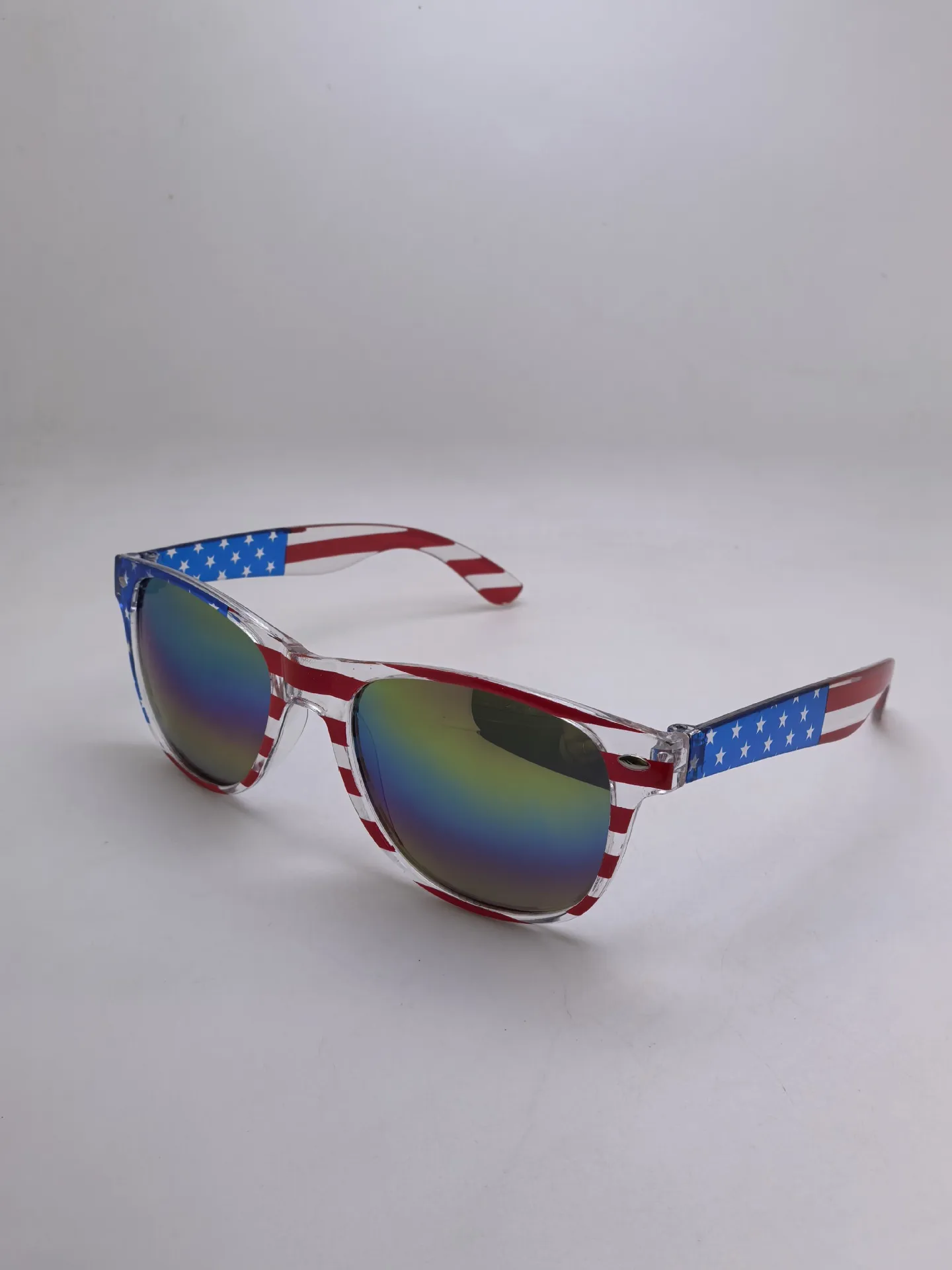 Sunglasses  Rice Nails Flag Glasses Ball Party American Flag Sunglasses Independence Day UV400 display picture 14