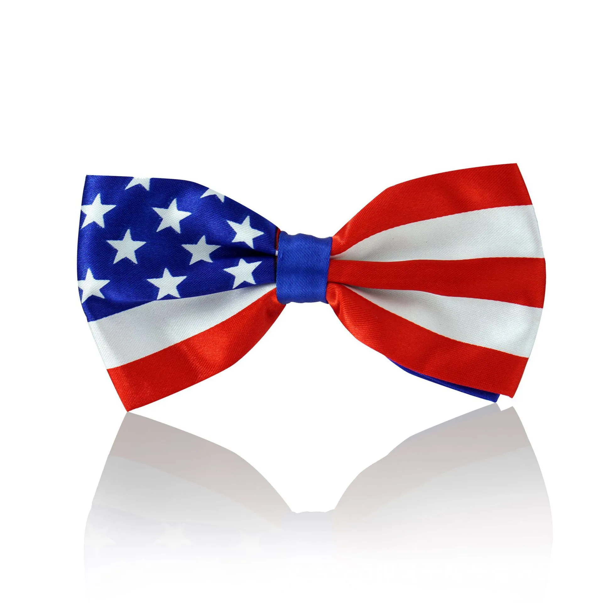 Men's Printed Bow Tie Flag US Dollar Independence Day National Gentleman British Suit Bow Factory Wholesale display picture 2