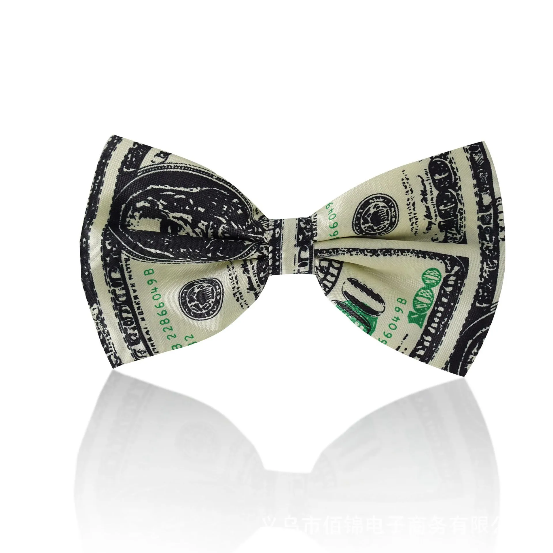 Men's Printed Bow Tie Flag US Dollar Independence Day National Gentleman British Suit Bow Factory Wholesale display picture 3