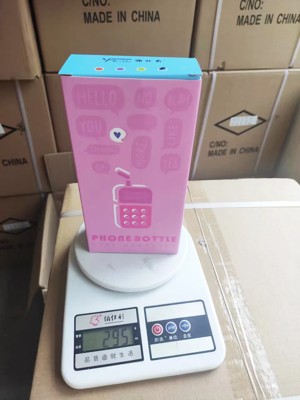 Creative Cartoon Cute Mobile Phone Cup Straw Water Cup Macaron Stickers For Children Adult Female University And Middle School Students display picture 3
