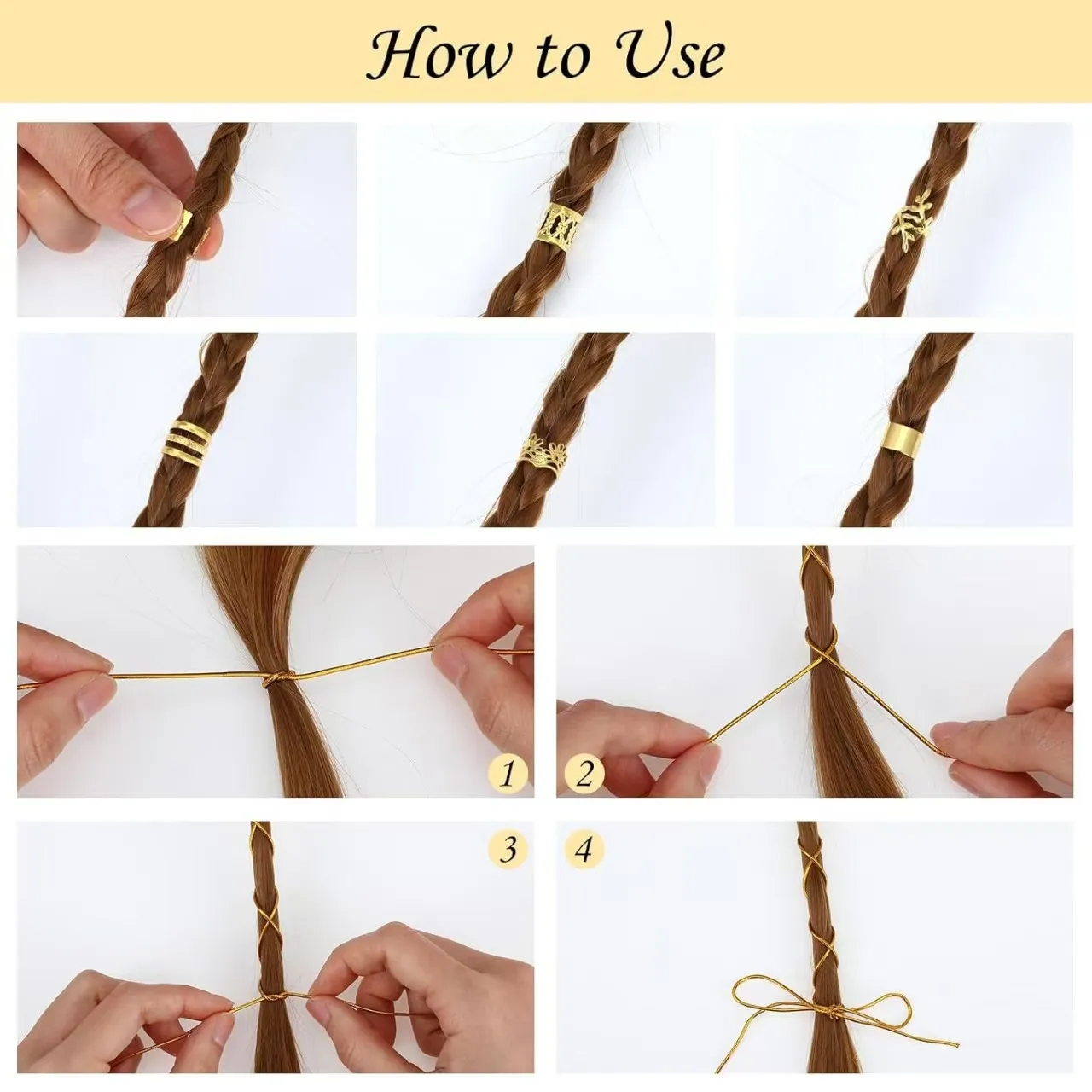 Women's Elegant Cute Holiday Wig Clips Wig Clips display picture 5