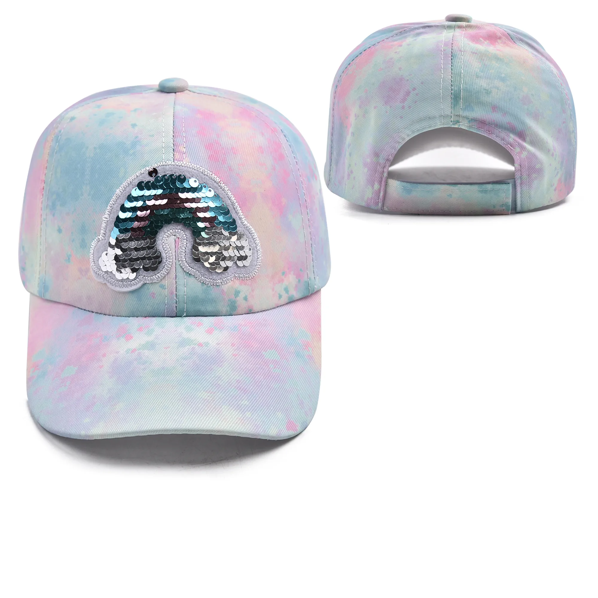 Children Unisex Cute Rainbow Baseball Cap display picture 3
