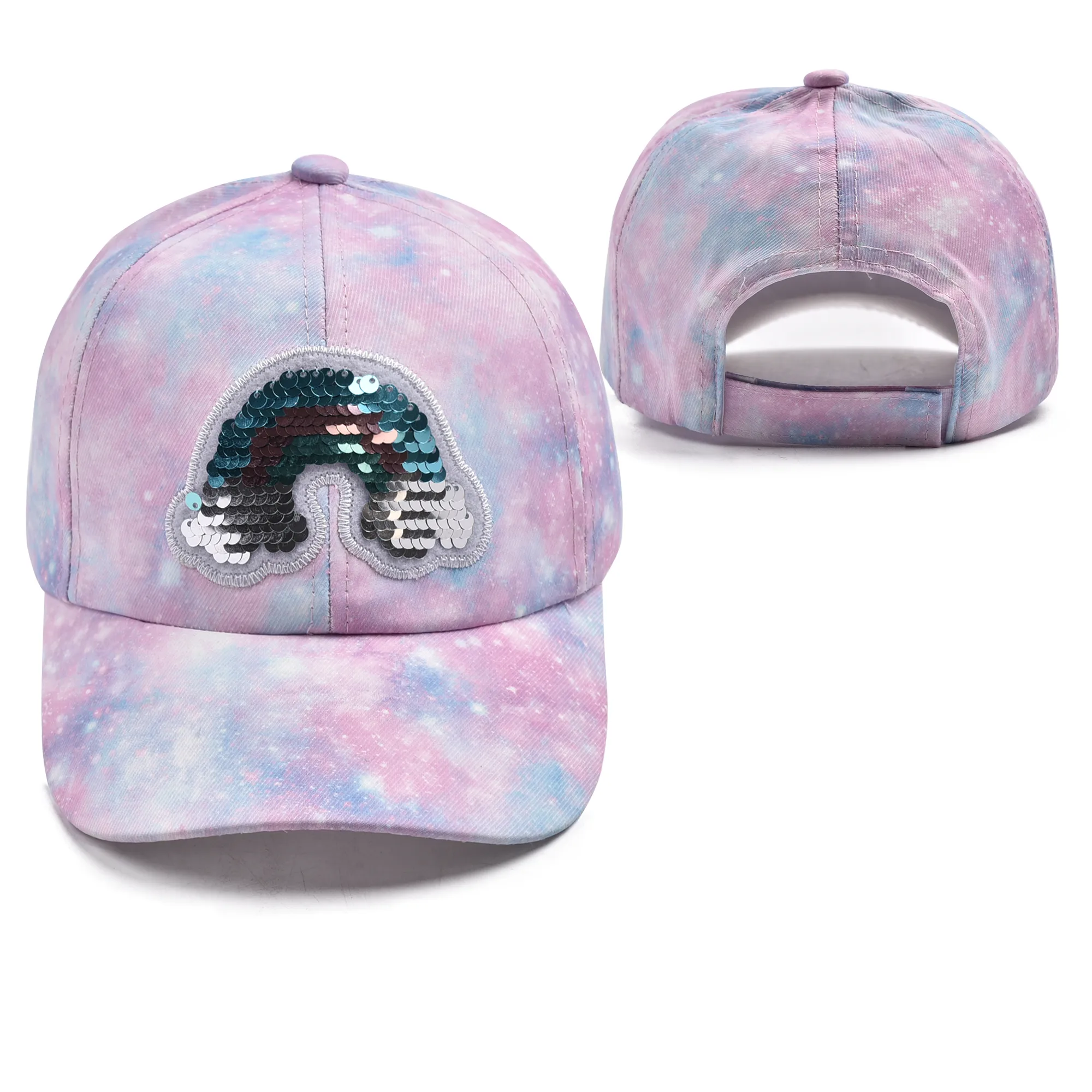 Children Unisex Cute Rainbow Baseball Cap display picture 12