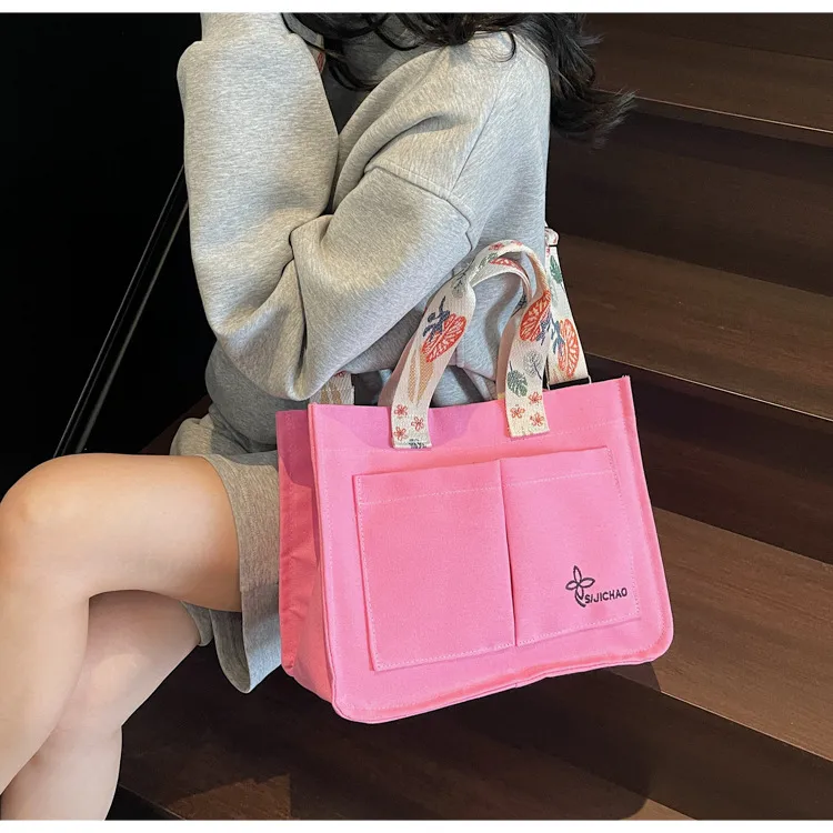 Tote Bag New New-style Casual Handbag Simple All-match Student Class Commuter Shoulder Crossbody Bag For Women display picture 9