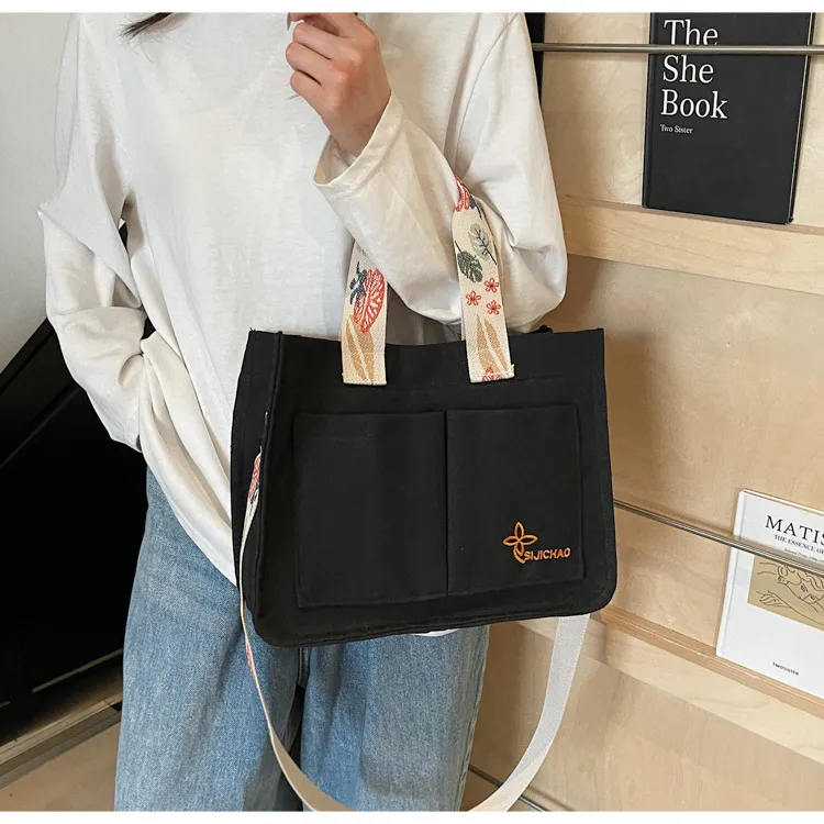 Tote Bag New New-style Casual Handbag Simple All-match Student Class Commuter Shoulder Crossbody Bag For Women display picture 11