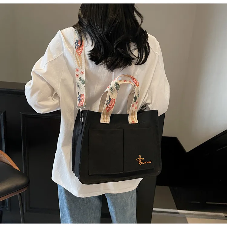 Tote Bag New New-style Casual Handbag Simple All-match Student Class Commuter Shoulder Crossbody Bag For Women display picture 12