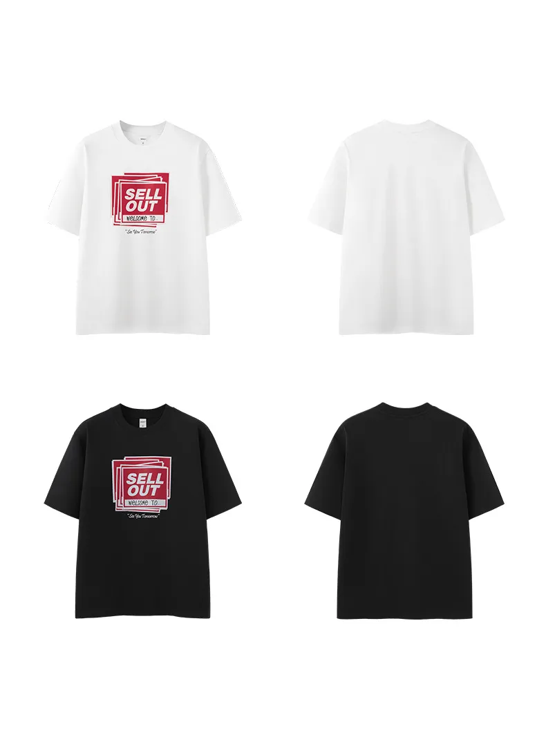 Jie Zhan Men's Wear | SellOut Letter Printed T-shirt  Spring/Summer New Pin Solona Cool Street Short Sleeve Men display picture 3