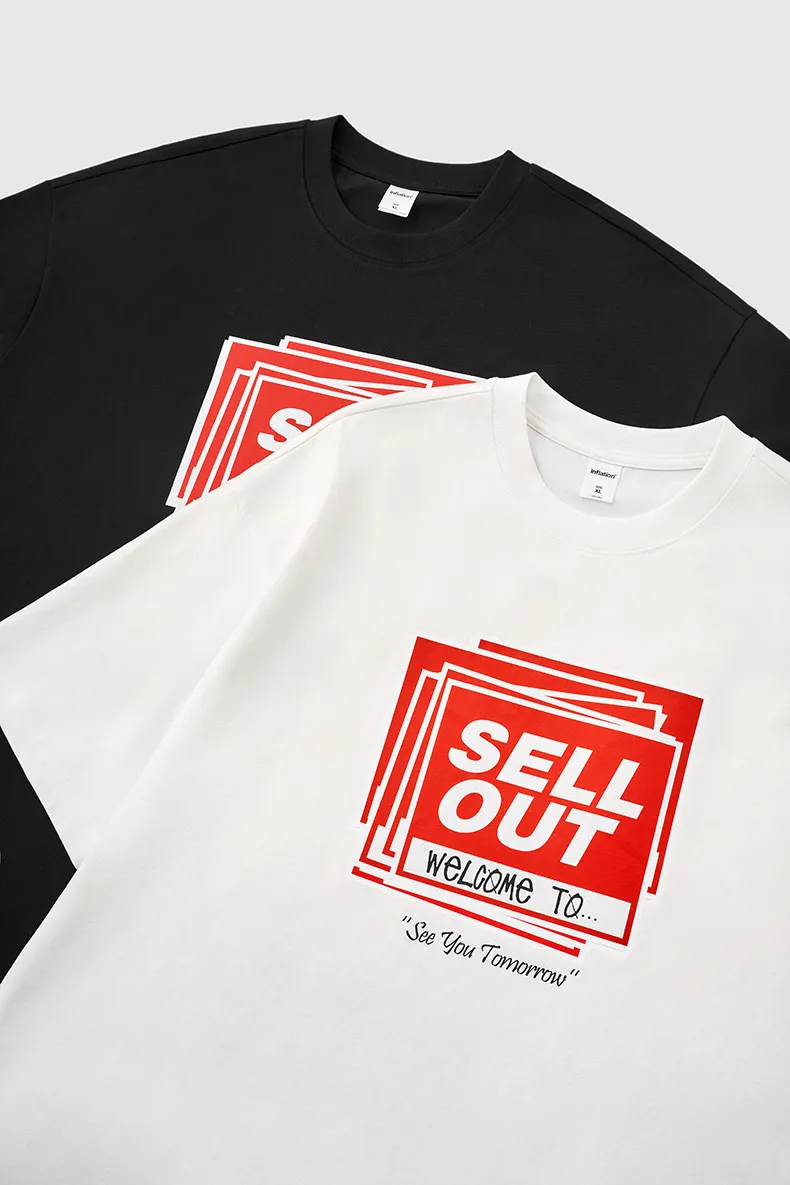 Jie Zhan Men's Wear | SellOut Letter Printed T-shirt  Spring/Summer New Pin Solona Cool Street Short Sleeve Men display picture 4