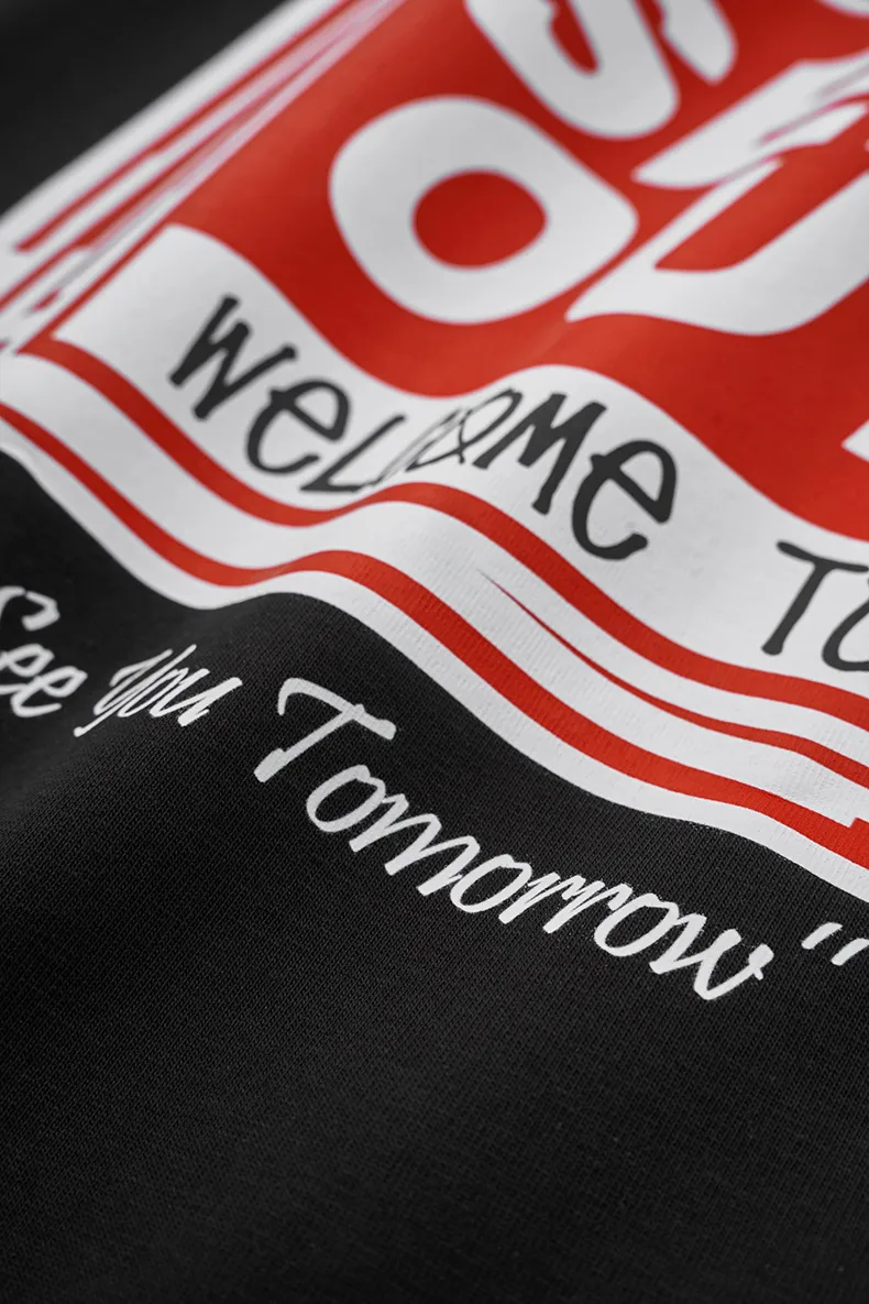 Jie Zhan Men's Wear | SellOut Letter Printed T-shirt  Spring/Summer New Pin Solona Cool Street Short Sleeve Men display picture 7