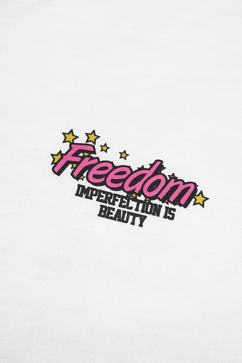 Jiezhan Men's Wear | Cupid Graffiti Printed T-shirt  Spring/Summer New American Fashion Brand Loose Crewneck Short Sleeve Men display picture 7