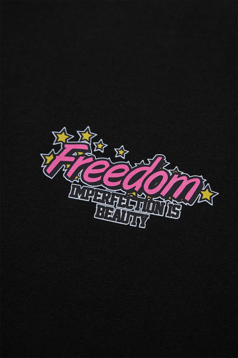 Jiezhan Men's Wear | Cupid Graffiti Printed T-shirt  Spring/Summer New American Fashion Brand Loose Crewneck Short Sleeve Men display picture 9