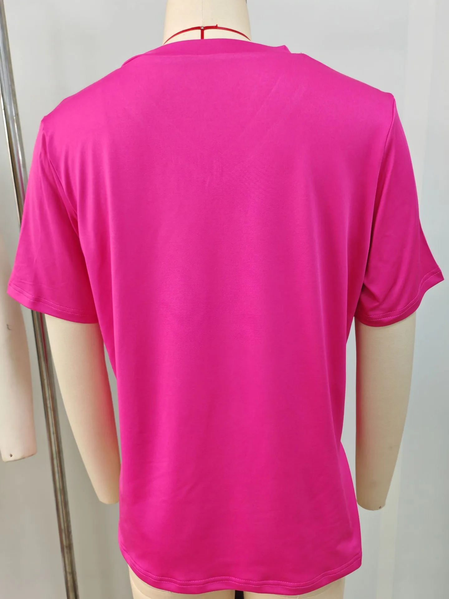 Short-sleeved Loose Split Top Three-piece T-shirt Combination Summer New Solid Color Women's Clothing display picture 7