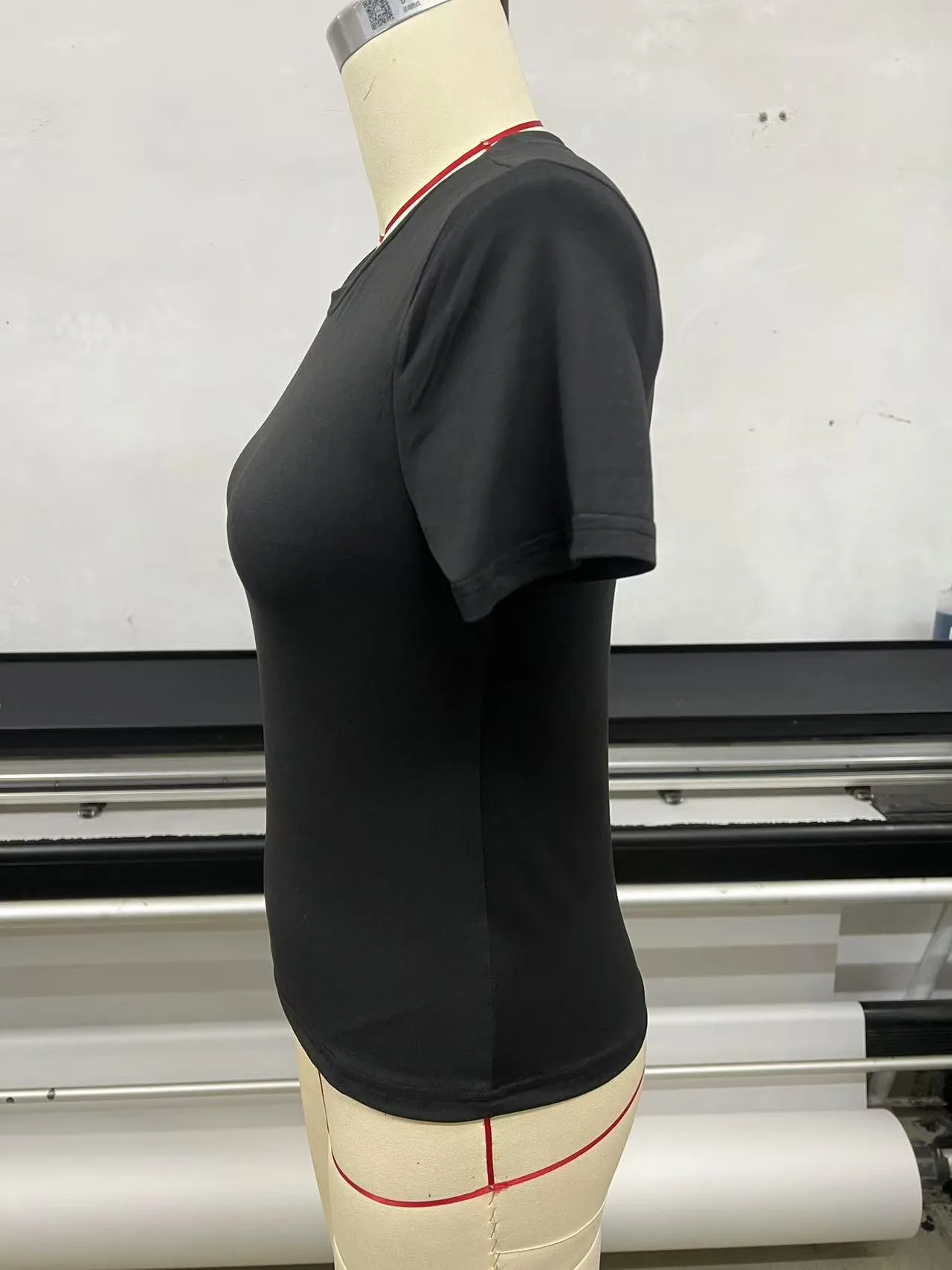 New Women's T-Shirt Slim-Fit Slimming Round Neck Tight Sexy Summer Top Women's Clothing display picture 5