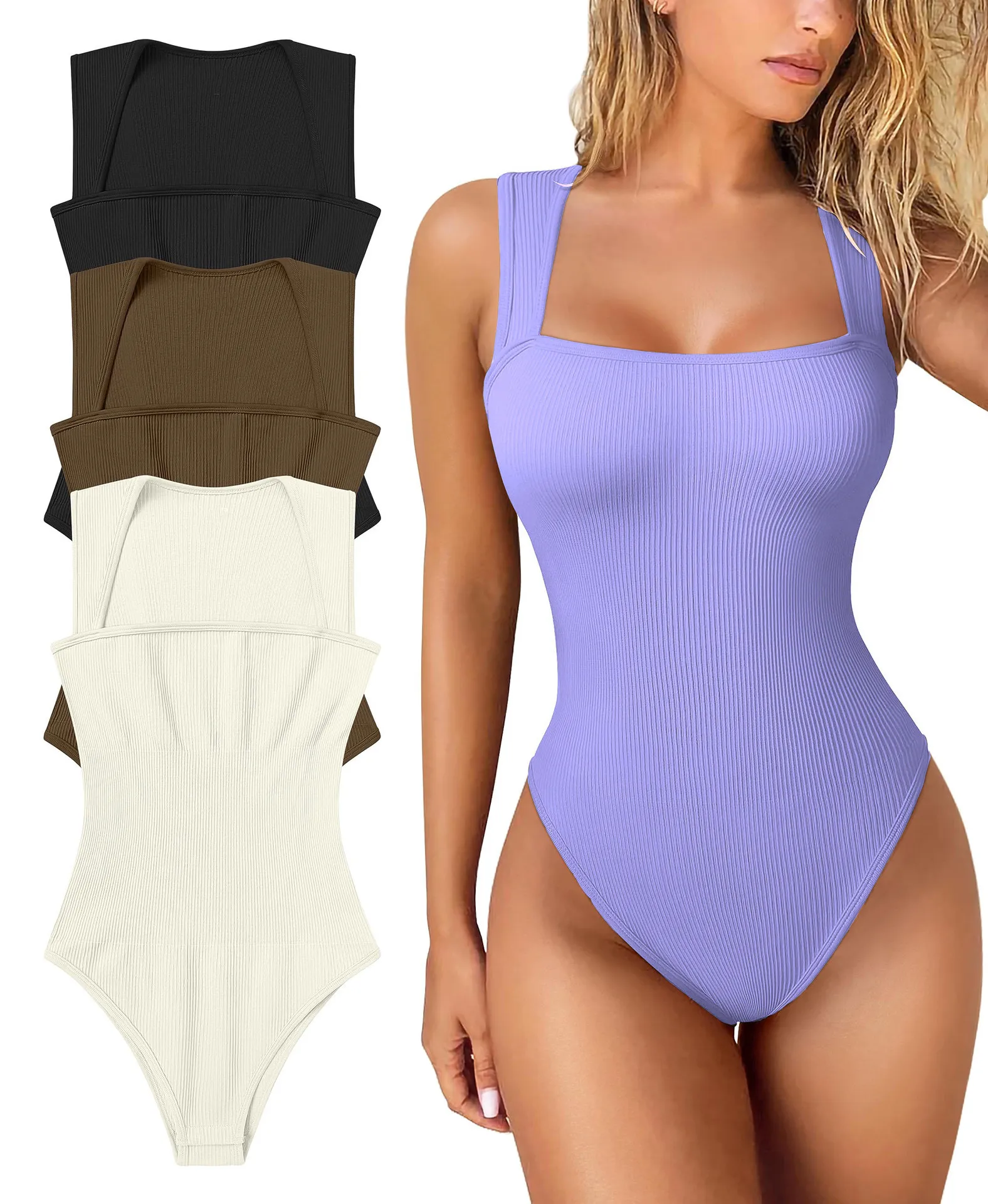 New Women's Sexy Sleeveless Jumpsuit Slimming High-elastic Belly-lifting Hip Slim-fit Jumpsuit display picture 5
