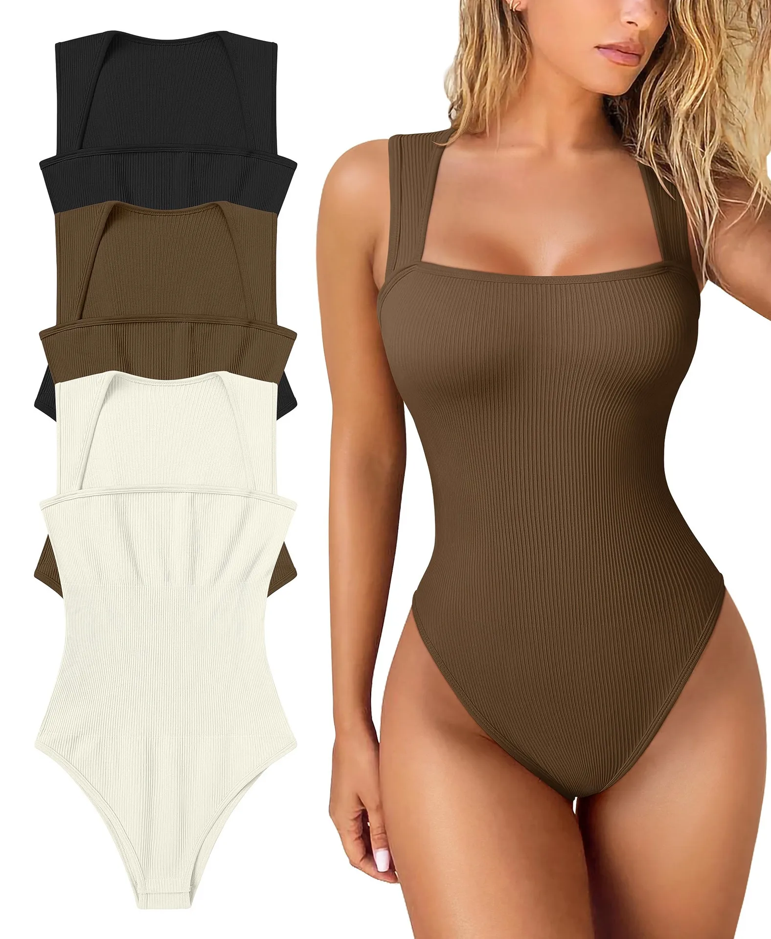 New Women's Sexy Sleeveless Jumpsuit Slimming High-elastic Belly-lifting Hip Slim-fit Jumpsuit display picture 8