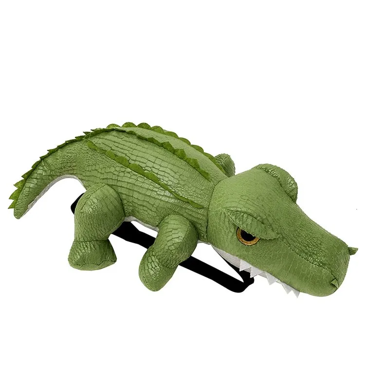 Kid'S Pu Leather Animal Crocodile Streetwear Oval Zipper Functional Backpack display picture 14
