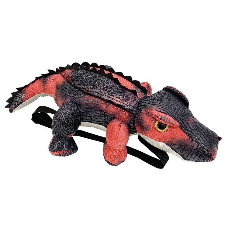 Kid'S Pu Leather Animal Crocodile Streetwear Oval Zipper Functional Backpack display picture 20