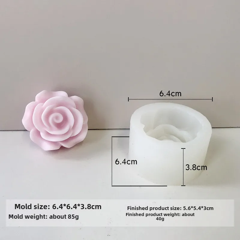 Jiahuimei Flower Aromatherapy Candle Silicone Mold DIY Petal Expanding Stone Handmade Soap Gypsum Gum Dropping Grinding Tool display picture 16