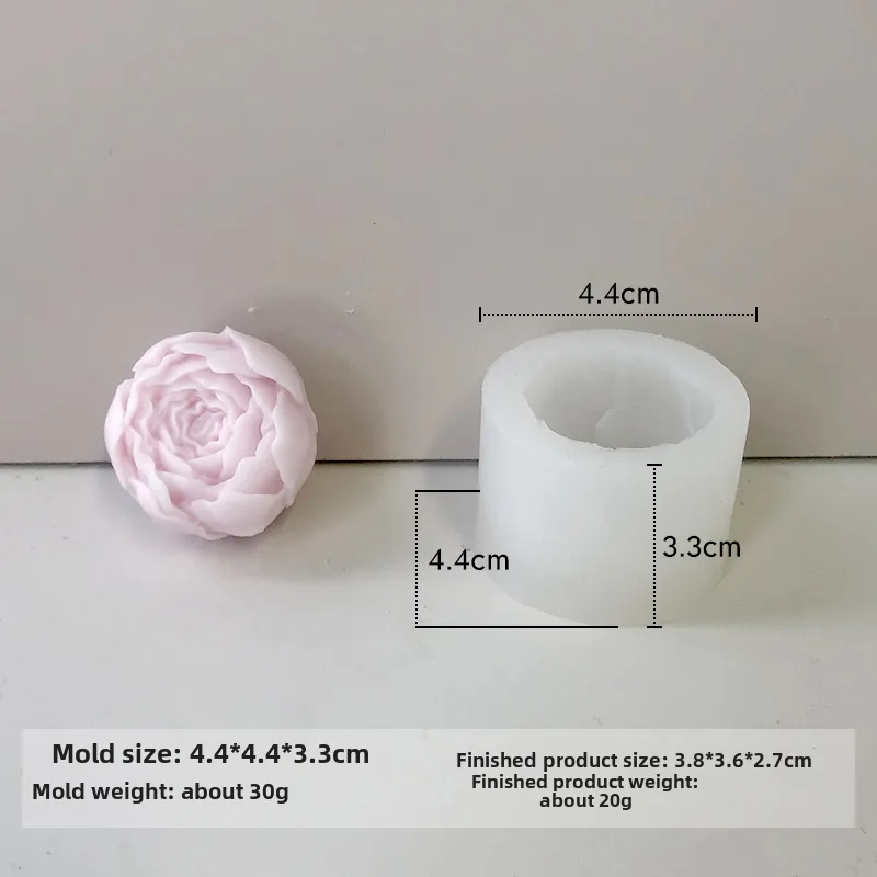 Jiahuimei Flower Aromatherapy Candle Silicone Mold DIY Petal Expanding Stone Handmade Soap Gypsum Gum Dropping Grinding Tool display picture 17
