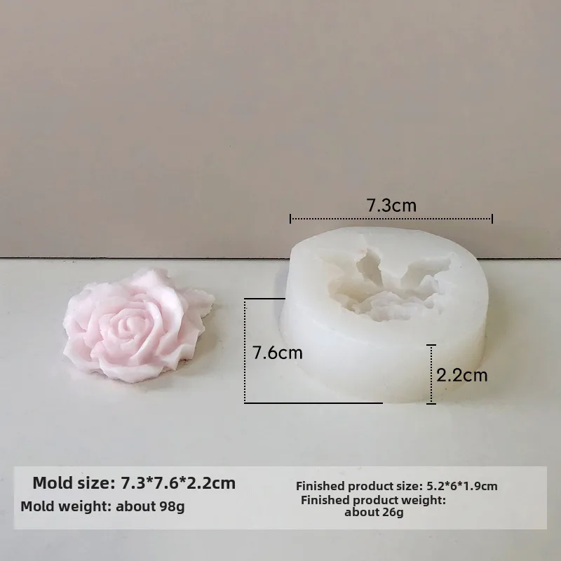 Jiahuimei Flower Aromatherapy Candle Silicone Mold DIY Petal Expanding Stone Handmade Soap Gypsum Gum Dropping Grinding Tool display picture 20