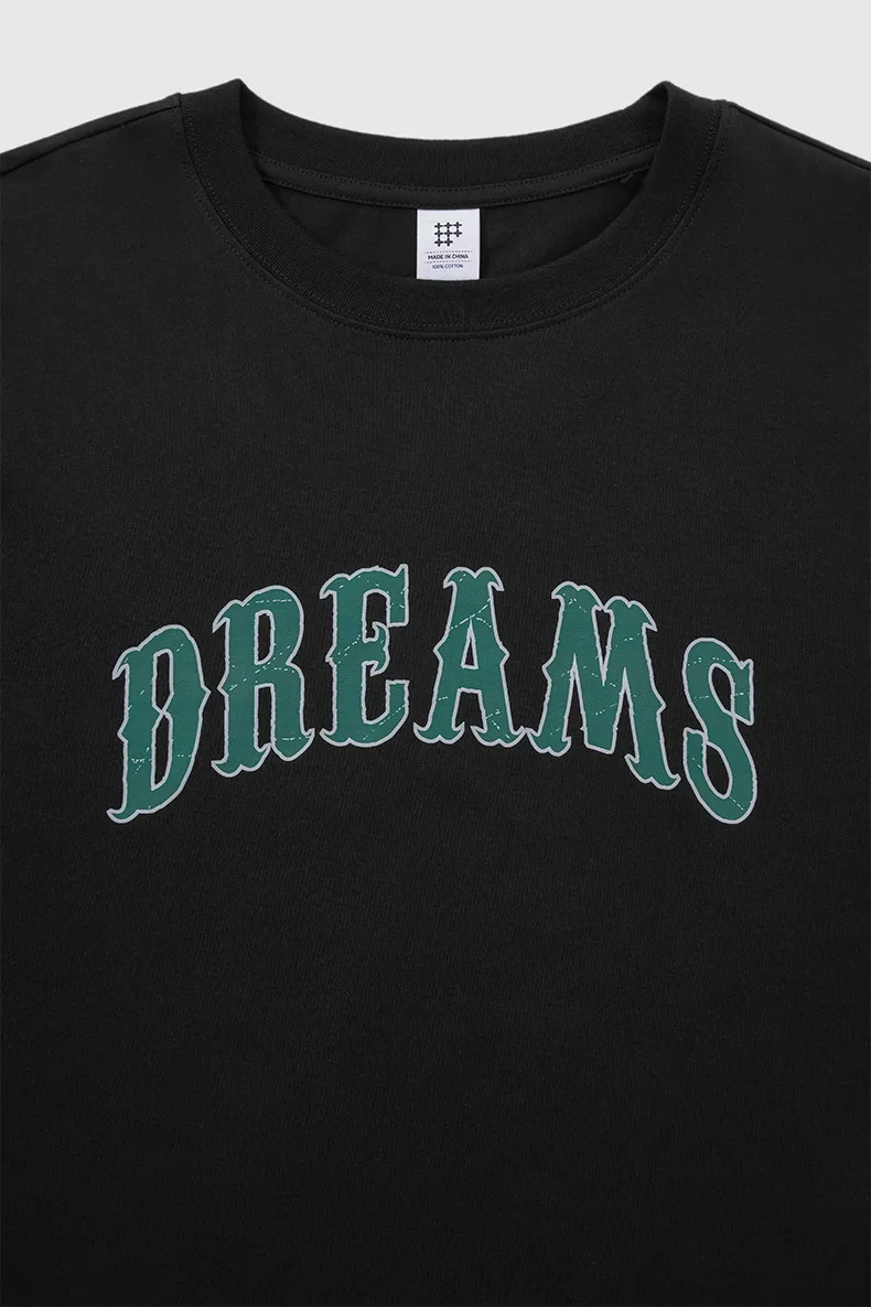 Jie Zhan Men's Wear | American Street Original Printing  New 220G Combed Cotton Tide Brand Loose Crewneck Short Sleeve display picture 11