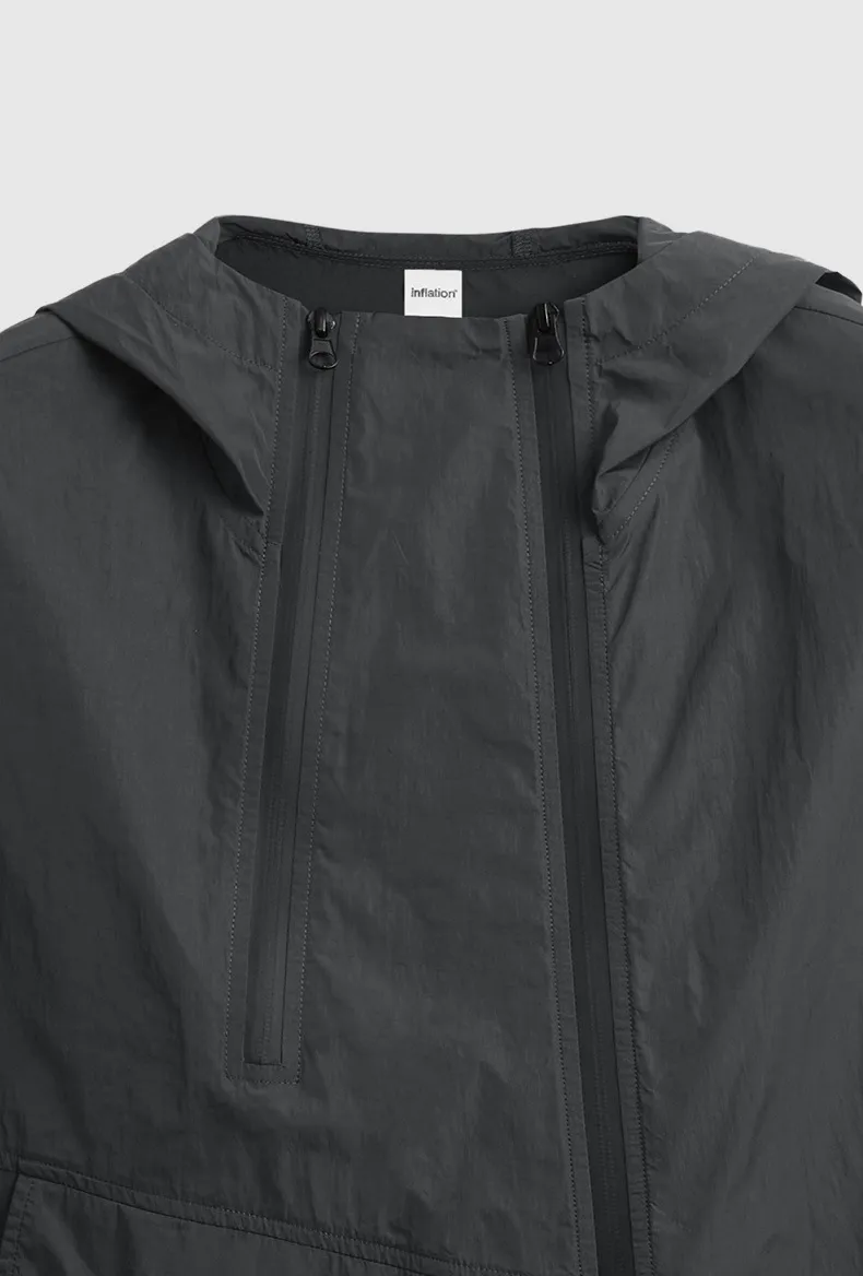 Jie Zhan Men's Wear | Functional Zipper Vest  Spring/Summer New New Vest Fashion Brand Street Hooded Jacket display picture 17