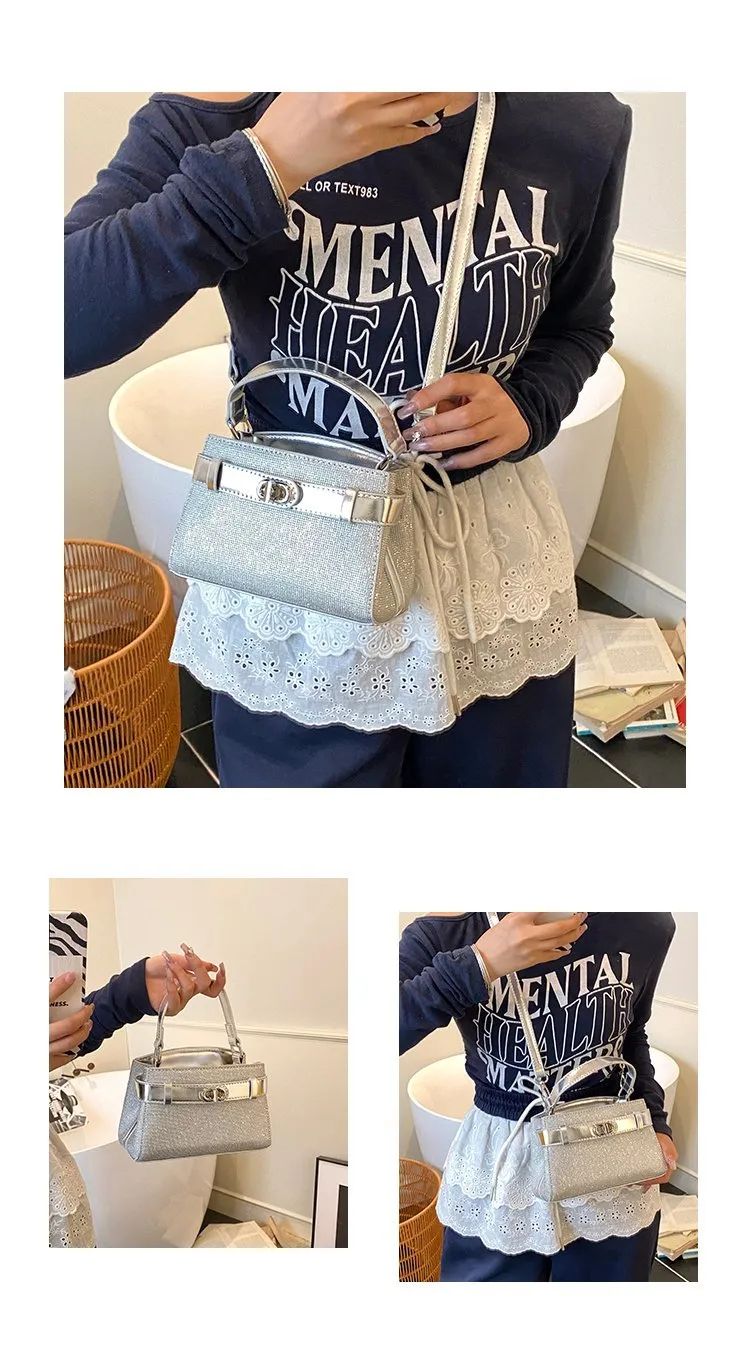 Women's Pu Leather Solid Color Elegant Streetwear Square Magnetic Buckle Shoulder Bag display picture 22