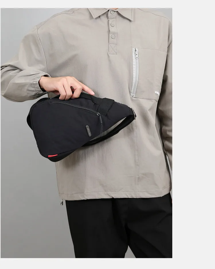 Same Chest Bag Men's Bag Printable Logo Shoulder Crossbody Bag  Multifunctional Personalized Leisure Sports Small Bag display picture 7