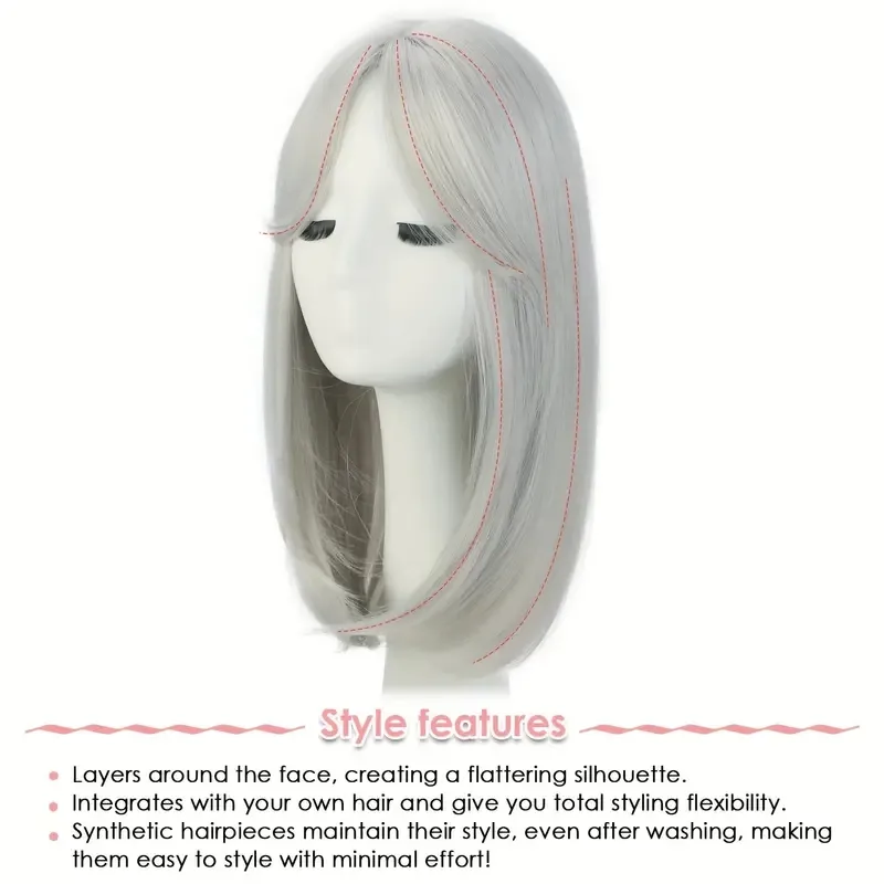 Women's Elegant Cute Sexy Brown Grey Black Holiday Prom Party Chemical Fiber High Temperature Wire Centre Parting Long Curly Hair Wigs display picture 6