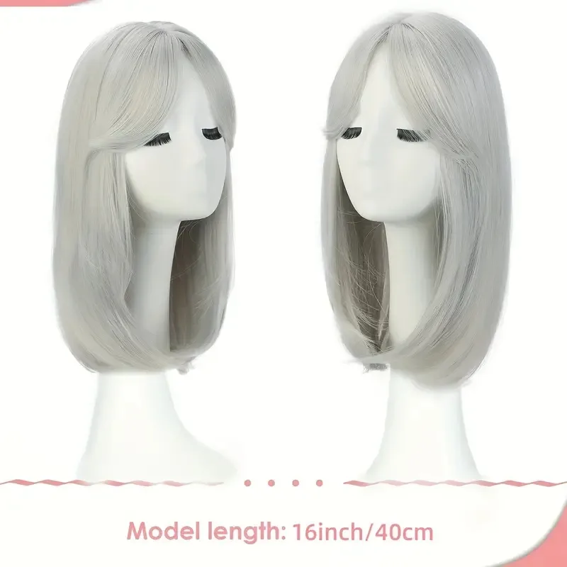 Women's Elegant Cute Sexy Brown Grey Black Holiday Prom Party Chemical Fiber High Temperature Wire Centre Parting Long Curly Hair Wigs display picture 7