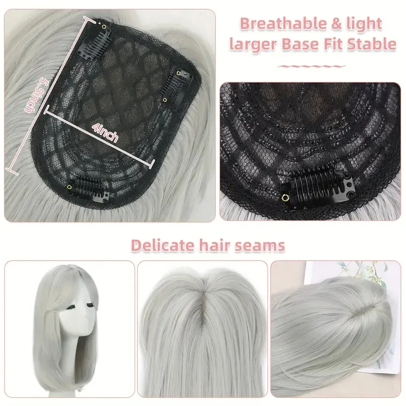 Women's Elegant Cute Sexy Brown Grey Black Holiday Prom Party Chemical Fiber High Temperature Wire Centre Parting Long Curly Hair Wigs display picture 5