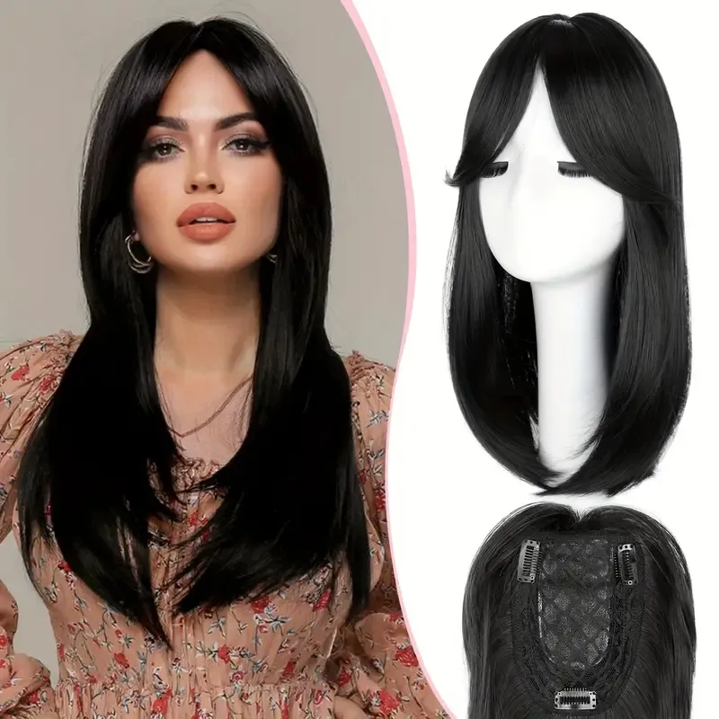 Women's Elegant Cute Sexy Brown Grey Black Holiday Prom Party Chemical Fiber High Temperature Wire Centre Parting Long Curly Hair Wigs display picture 1