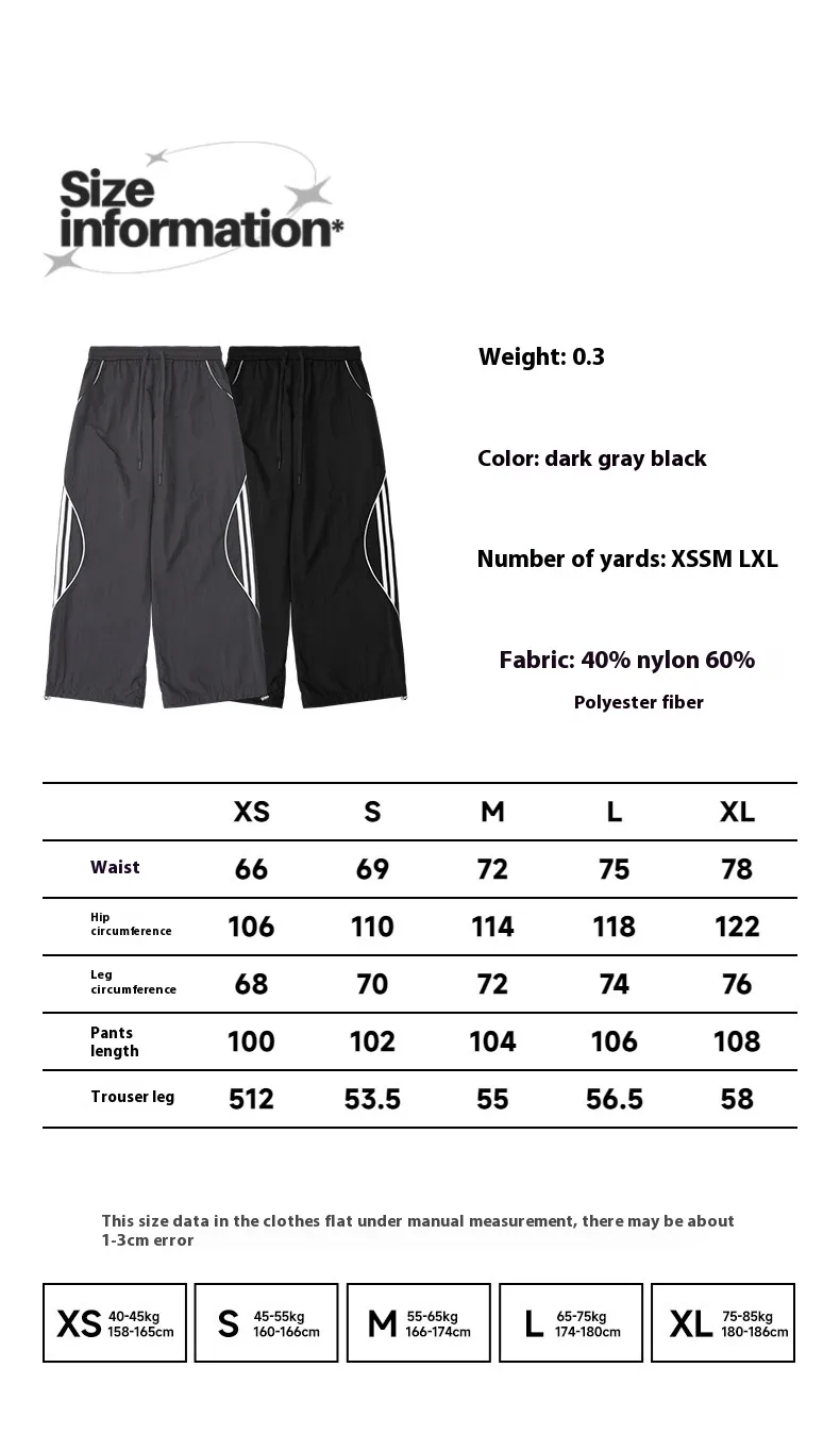 INF Men's | Retro Leisure Sports Wide Leg Pants  Autumn New Street Fashion Brand Straight Casual Pants Men display picture 1