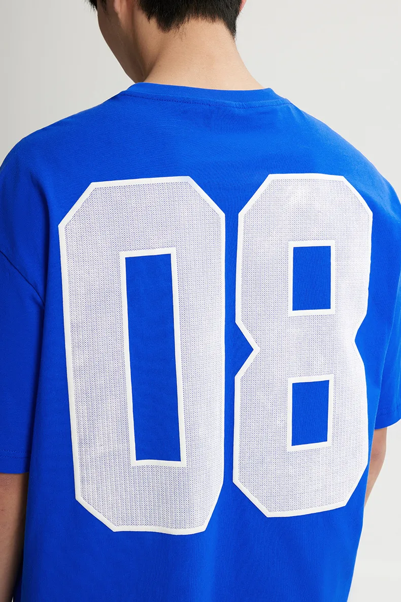 Jie Zhan Men's Wear | Foam American Letter Printing T-shirt  Spring/Summer New Beauty Tide Digital Printing Short Sleeve Men display picture 10