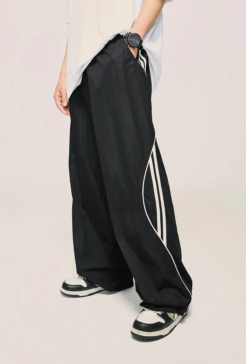 INF Men's | Retro Leisure Sports Wide Leg Pants  Autumn New Street Fashion Brand Straight Casual Pants Men display picture 9