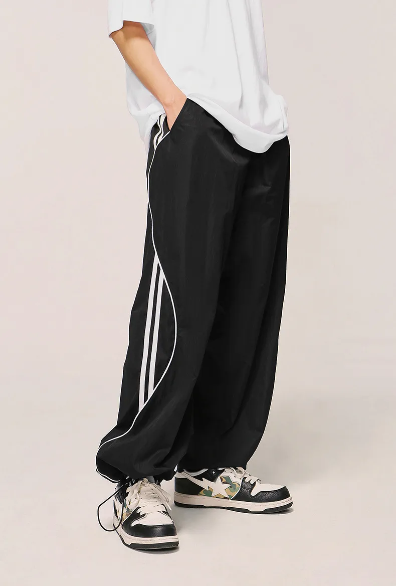 INF Men's | Retro Leisure Sports Wide Leg Pants  Autumn New Street Fashion Brand Straight Casual Pants Men display picture 10