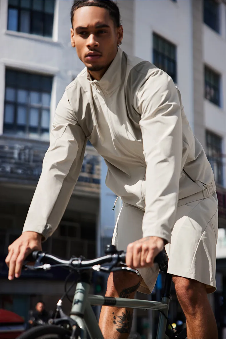 Jie Zhan Men's Wear | Breaking Wind Riding Jacket  Spring And Summer New Tide Brand Outdoor Sports Moisture Wetting Thin Jacket display picture 5