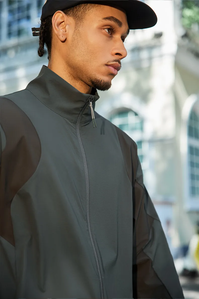 Jie Zhan Men's Wear | Breaking Wind Riding Jacket  Spring And Summer New Tide Brand Outdoor Sports Moisture Wetting Thin Jacket display picture 13
