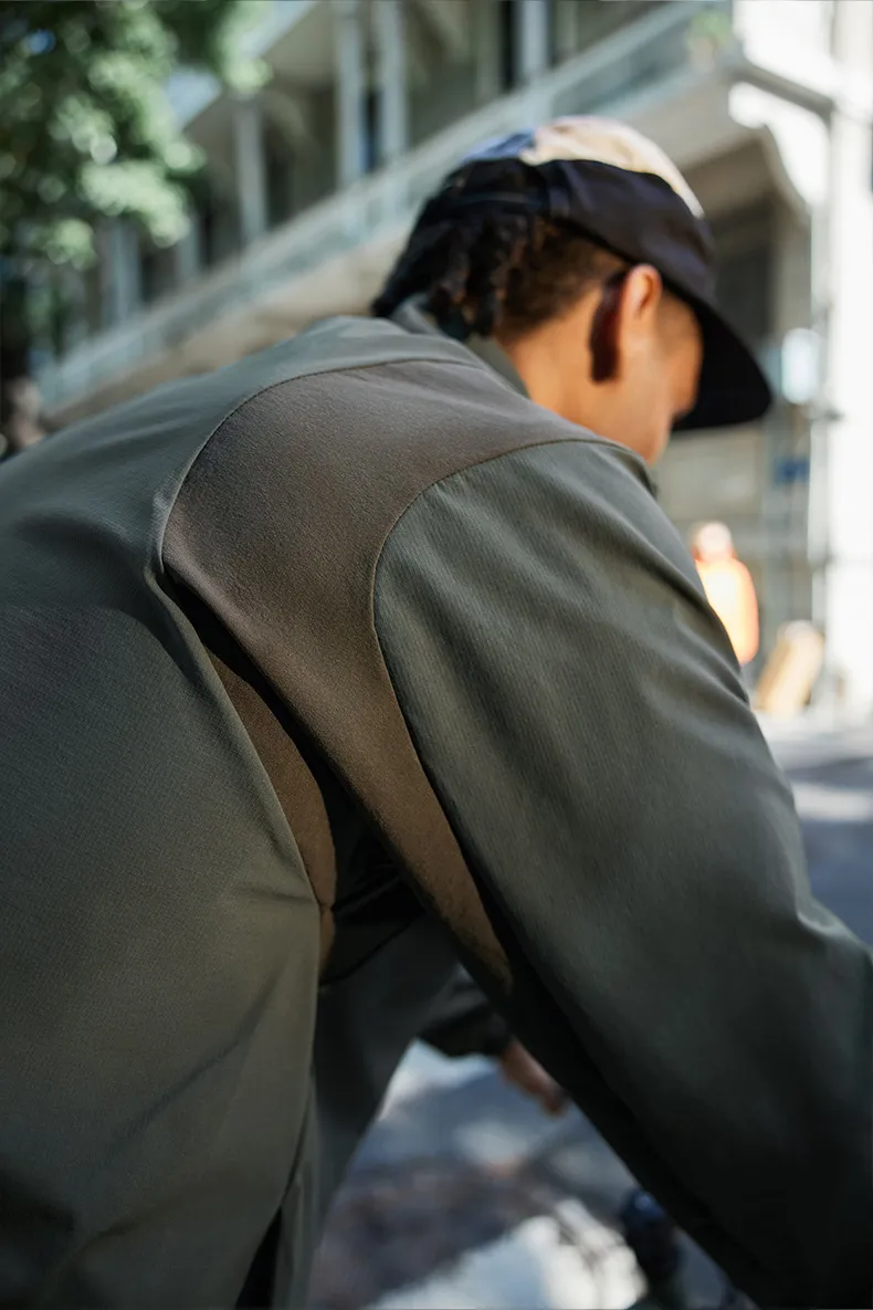 Jie Zhan Men's Wear | Breaking Wind Riding Jacket  Spring And Summer New Tide Brand Outdoor Sports Moisture Wetting Thin Jacket display picture 14
