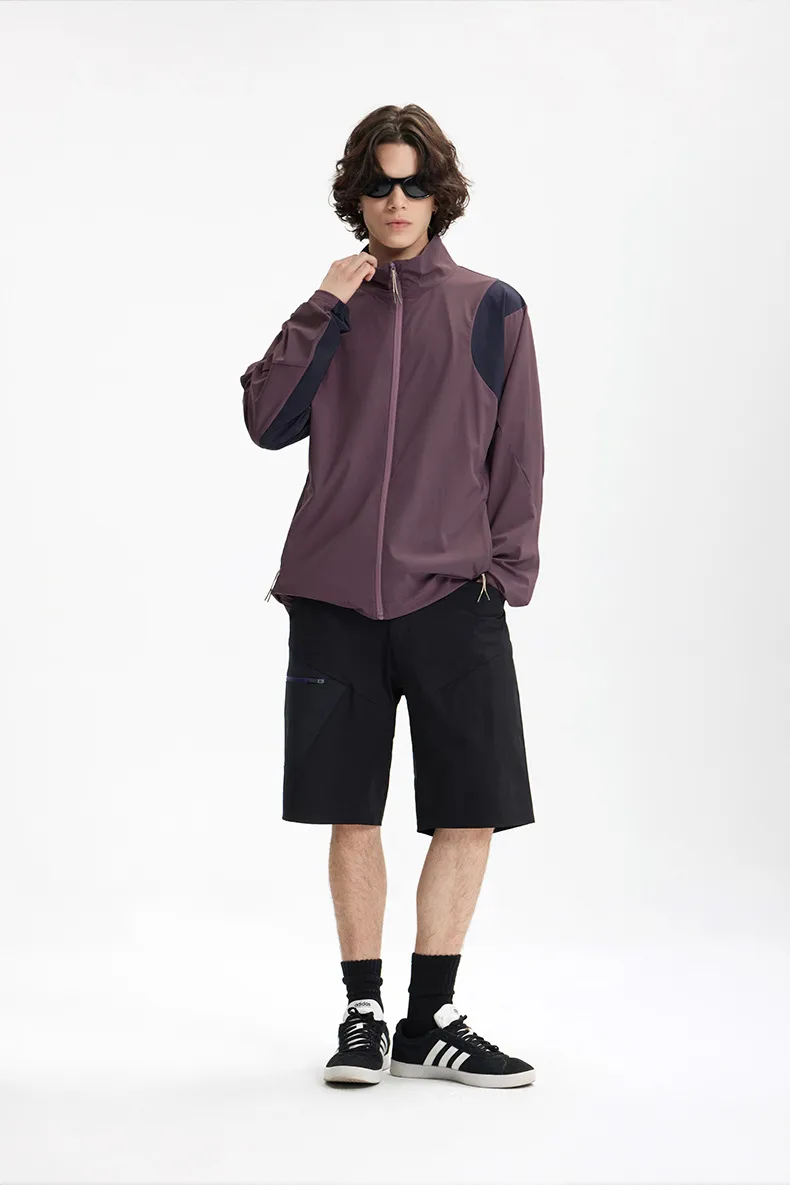 Jie Zhan Men's Wear | Breaking Wind Riding Jacket  Spring And Summer New Tide Brand Outdoor Sports Moisture Wetting Thin Jacket display picture 17