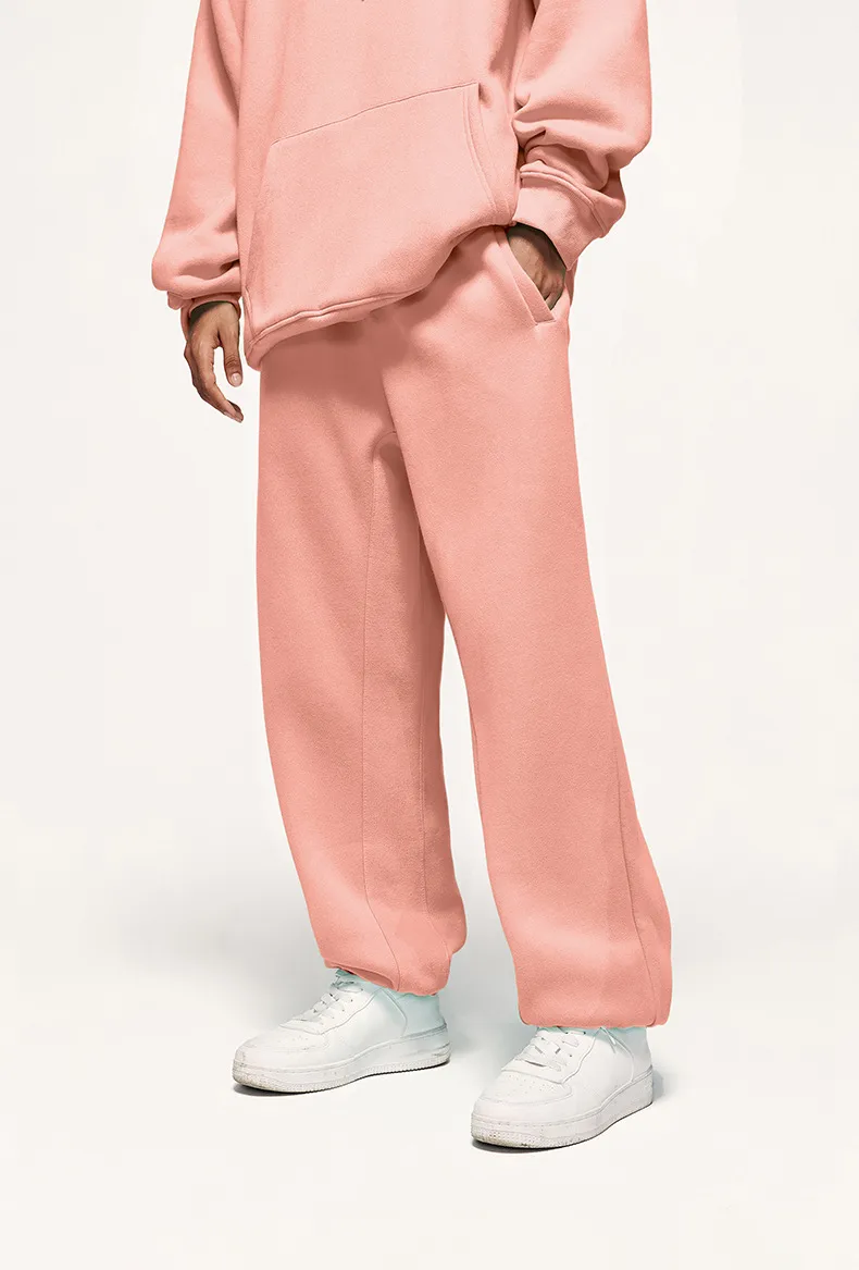 INF Men's Wear | American Casual Suit  Fall/Winter New Fleece-lined Thickened Hooded 10 Color Fleece Wear Pants display picture 5