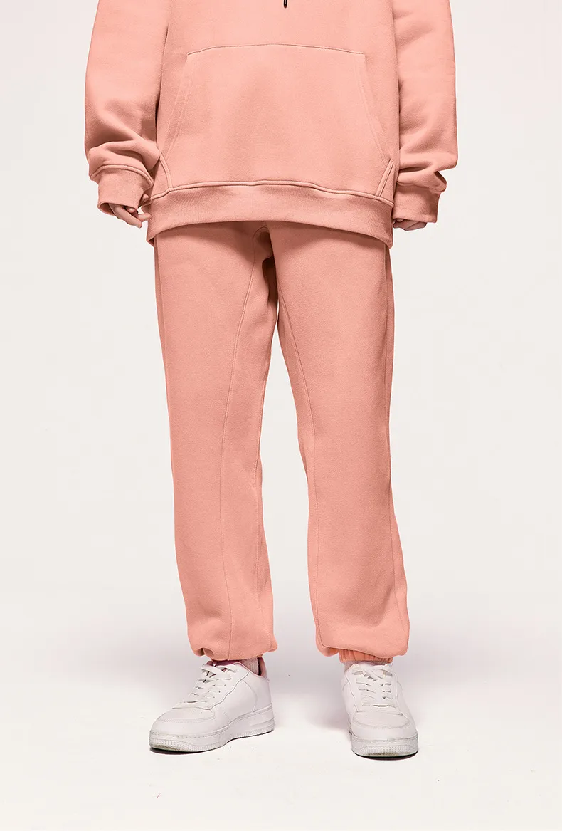 INF Men's Wear | American Casual Suit  Fall/Winter New Fleece-lined Thickened Hooded 10 Color Fleece Wear Pants display picture 6